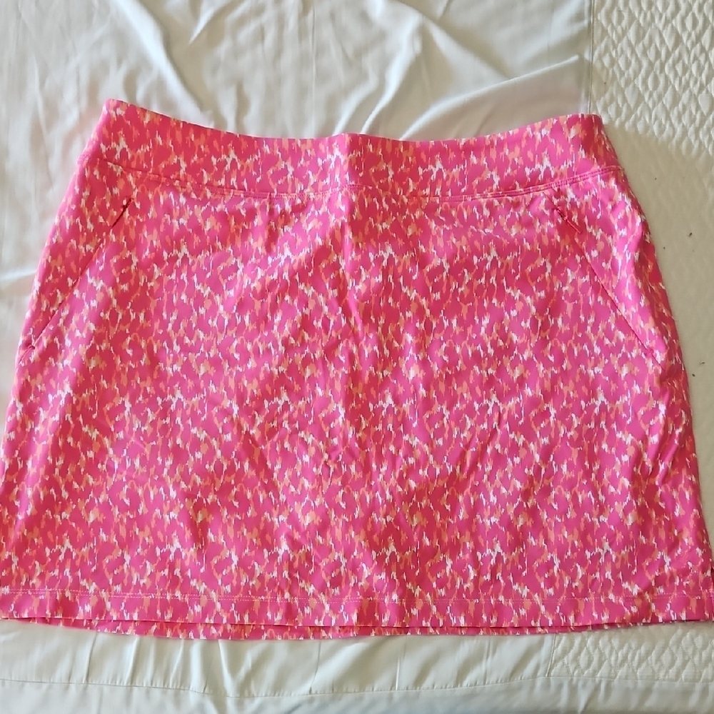 Pink Patterned Women's Skirt